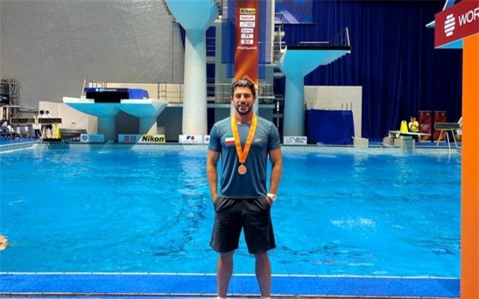 رقابت‌های جهانی شیرجه؛ تاریخ‌سازی میرابیان با کسب مدال طلا