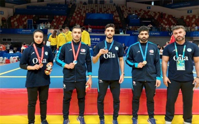 ۶ مدال رنگارنگ حاصل تلاش ووشوکاران در یونیورسیاد دانشجویان جهان