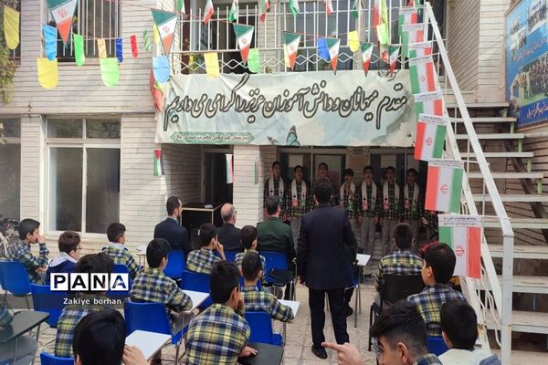 پویش چفیه‌های بهشتی در آموزشگاه مهدی(عج) شهرستان بجنورد