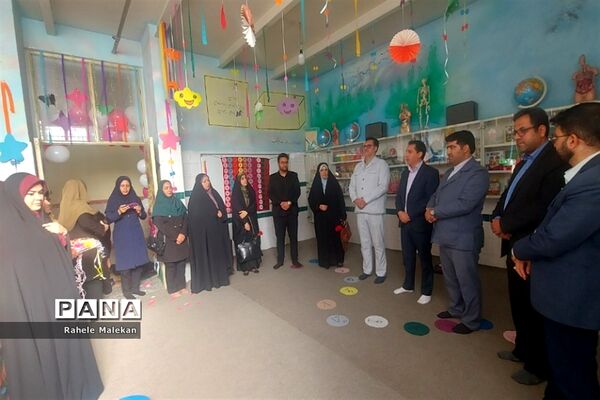 آیین افتتاحیه اتاق بازی و یادگیری در دبستان سعدی در صباشهر شهریار
