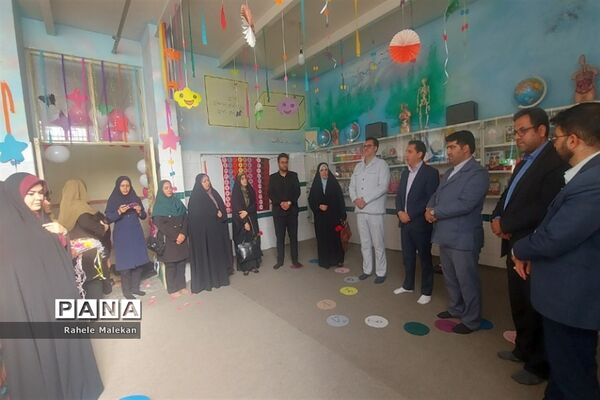 آیین افتتاحیه اتاق بازی و یادگیری در دبستان سعدی در صباشهر شهریار