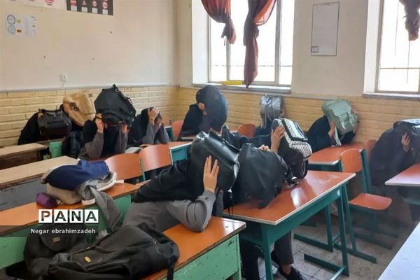 مانور پناه‌گیری و خروج اضطراری در شهرستان جاجرم