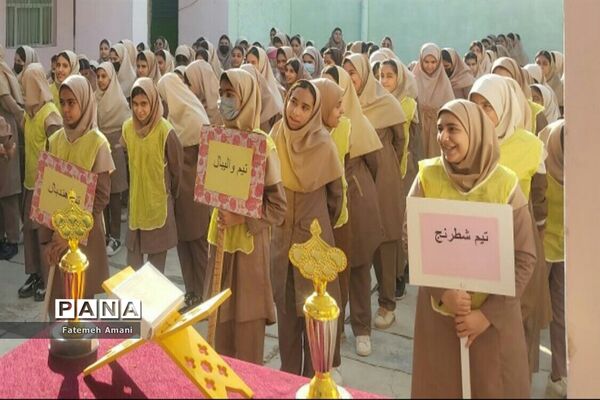 افتتاحیه المپیاد ورزشی درون‌مدرسه ای در حاجی‌آباد