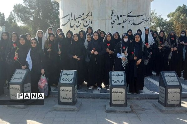 زیارت مزار شهید حسین فهمیده  به مناسبت روز بسیج دانش‌آموزی ناحیه 2 ری
