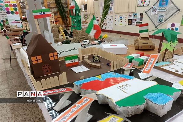 نمایشگاه پدافند غیر عامل در دبیرستان شاهد امام جواد ( ع)‌‌‌ بهبهان