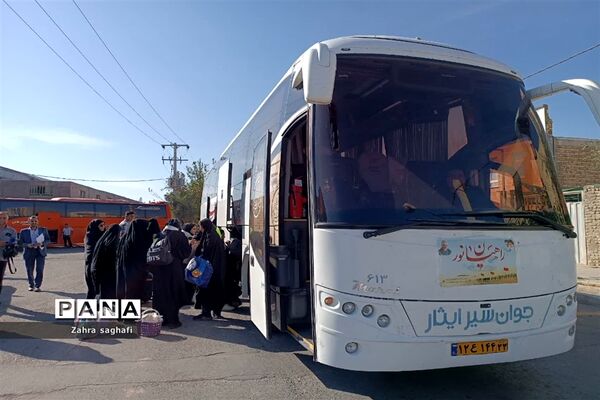 اعزام دانش‌آموزان دختر هرات و مروست به اردوی راهیان نور جنوب