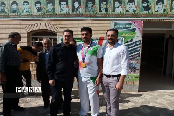 مراسم استقبال از ورزشکار مسابقات والیبال نشسته پارا آسیا مردان ایران