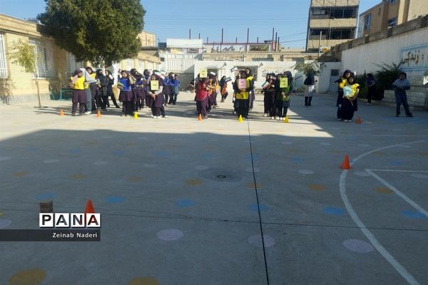 برگزاری المپیاد ورزشی در دبیرستان دخترانه رفعت