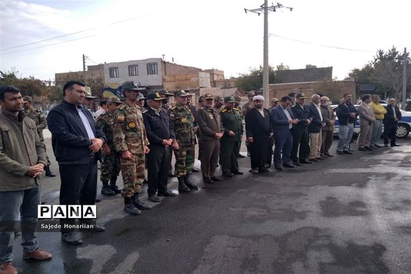 افتتاحیه میدان شهدای ارتش جمهوری اسلامی ایران در شهرستان کاشمر