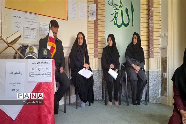 گرامیداشت هفته پدافند غیر‎عامل در شهرستان مانه و سملقان