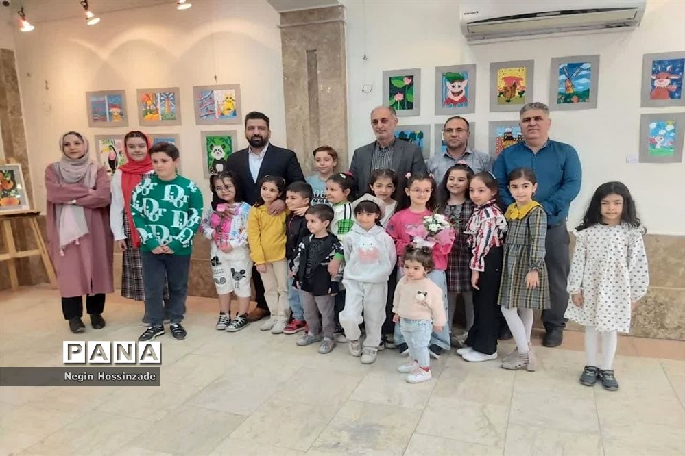 نمایشگاه نقاشان کوچک درشهرستان اسلامشهر