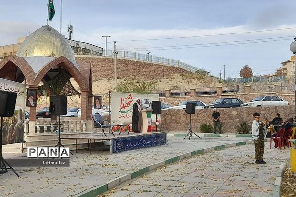 آیین گرامیداشت مراسم چهلم شهید گمنام دفاع مقدس در شهرستان فیروزکوه