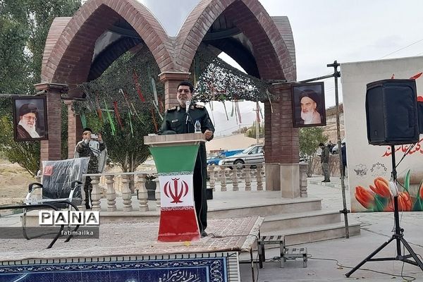 آیین گرامیداشت مراسم چهلم شهید گمنام دفاع مقدس در شهرستان فیروزکوه