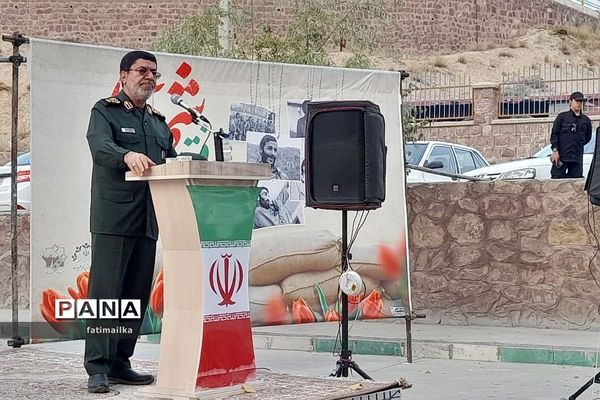 آیین گرامیداشت مراسم چهلم شهید گمنام دفاع مقدس در شهرستان فیروزکوه