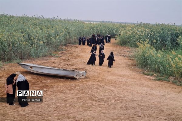 حال و هوای سفیران نور منطقه ۱۳ در راهیان نور جنوب