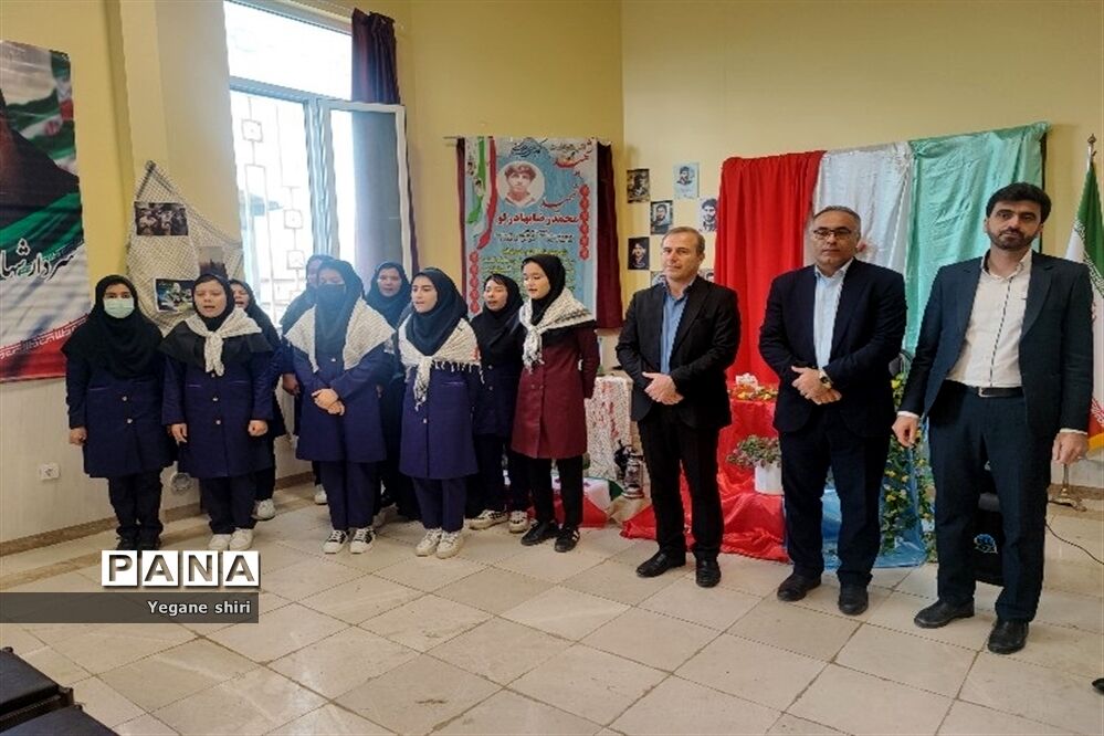 برگزاری  مراسم یادواره شهدا در دبیرستان دخترانه نسیبه
