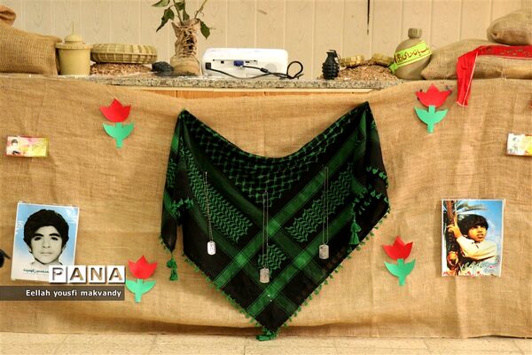 برگزاری رویداد ملی چفیه های بهشتی در مدارس غیردولتی شهرستان امیدیه
