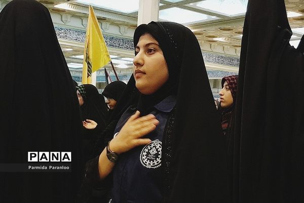 گردهمایی فرهنگی و معرفتی دانش‌آموزان شب قبل از دیدار با مقام معظم رهبری