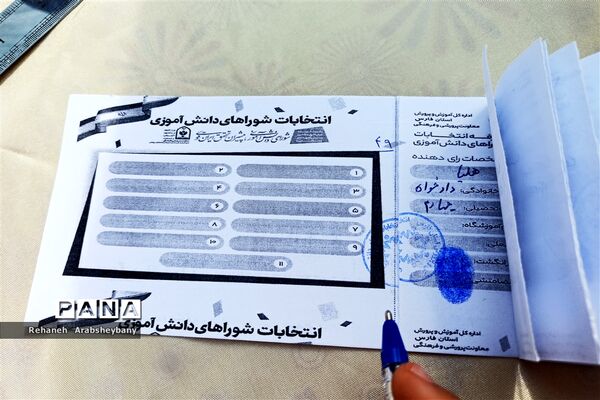 انتخابات شورای دانش‌آموزی در مدارس شهرستان آباده