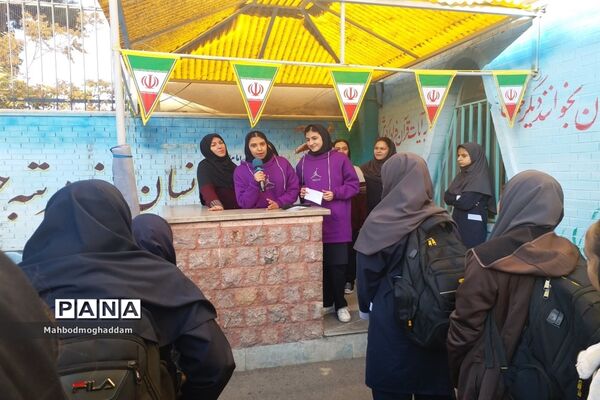 انتخابات شورای دانش آموزی دبیرستان نرجس منطقه ۱۳