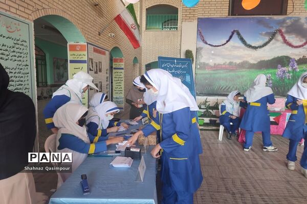 انتخابات شورای دانش‌آموزی دبستان امید انقلاب  بوشهر