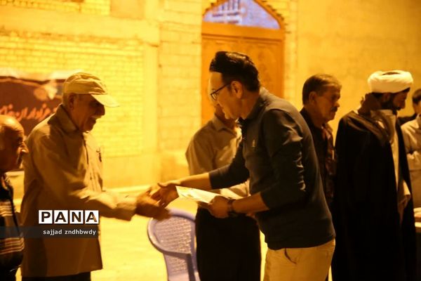 تجلیل از خادمین خامس آل عبا (ع) در اهرم