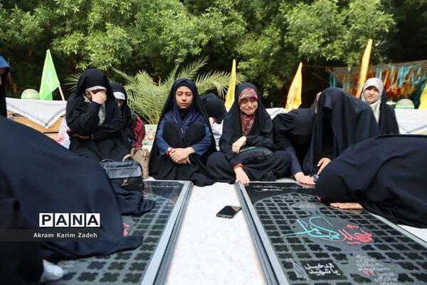 حضوردانش‌آموزان شهرستان اسلامشهر درسرزمین‌های ایثار و شهادت