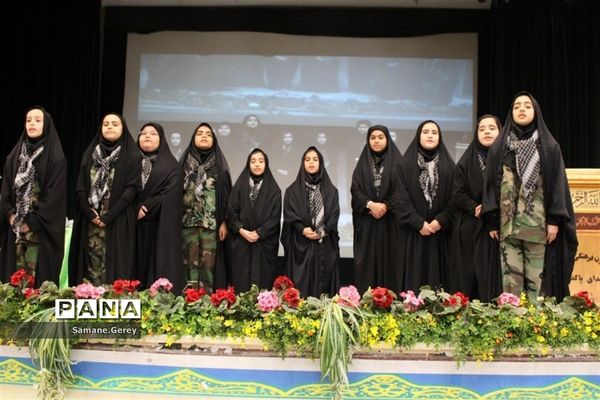 مراسم یادواره شهدای دانش‌آموز در کانون شهدای پاکدشت