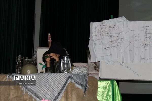 مراسم یادواره شهدای دانش‌آموز در کانون شهدای پاکدشت