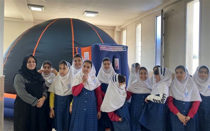 اجرای برنامه آسمان نمای دیجیتالی در دانشگاه کاشان/فیلم