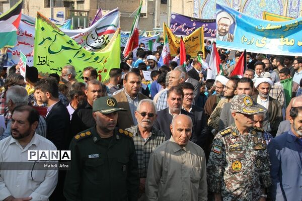 برگزاری راهپیمایی یوم الله 13 آبان در شهرستان بهبهان