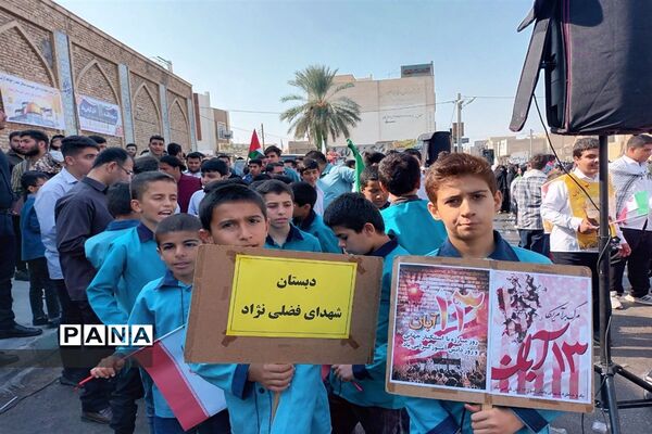 برگزاری راهپیمایی یوم الله 13 آبان در شهرستان بهبهان