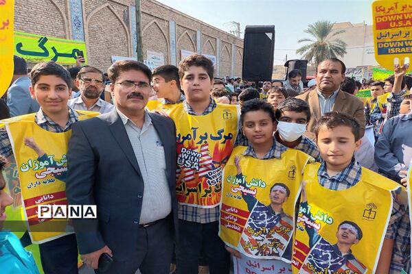 برگزاری راهپیمایی یوم الله 13 آبان در شهرستان بهبهان