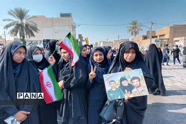 برگزاری راهپیمایی یوم الله 13 آبان در شهرستان بهبهان