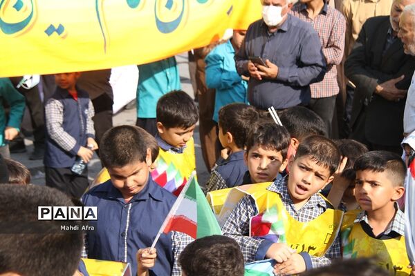 برگزاری راهپیمایی یوم الله 13 آبان در شهرستان بهبهان