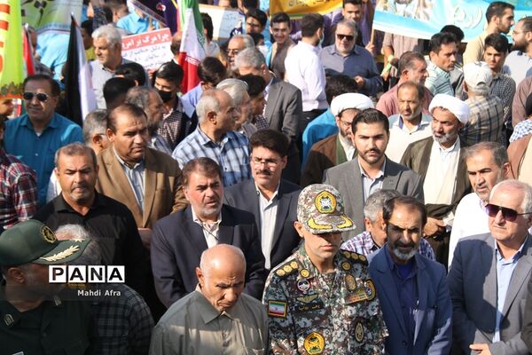 برگزاری راهپیمایی یوم الله 13 آبان در شهرستان بهبهان