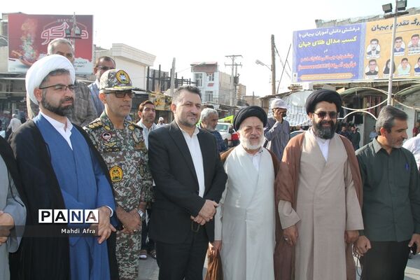 برگزاری راهپیمایی یوم الله 13 آبان در شهرستان بهبهان
