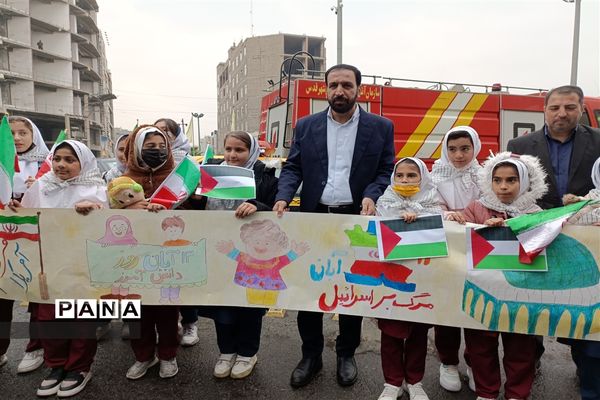 راهپیمایی باشکوه یوم الله ۱۳ آبان در شهرستان قدس