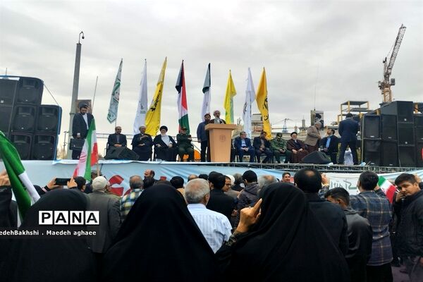 راهپیمایی۱۳ آبان از میدان بسیج تا حرم مطهر رضوی