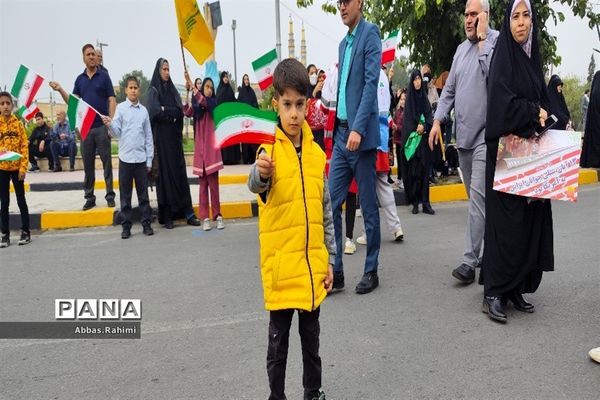 تجمع دانش‌آموزان پاکدشتی به مناسبت ۱۳ آبان