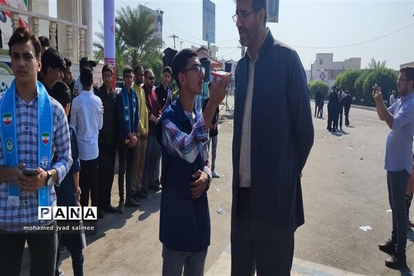 مراسم راهپیمایی  یوم االه 13 آبان در شادگان