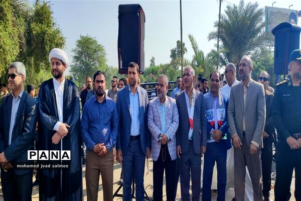 مراسم راهپیمایی  یوم االه 13 آبان در شادگان