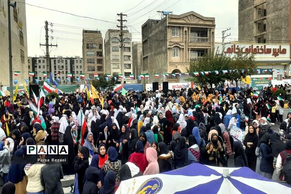 برگزاری راهپیمایی ۱۳ آبان در شهرستان ملارد