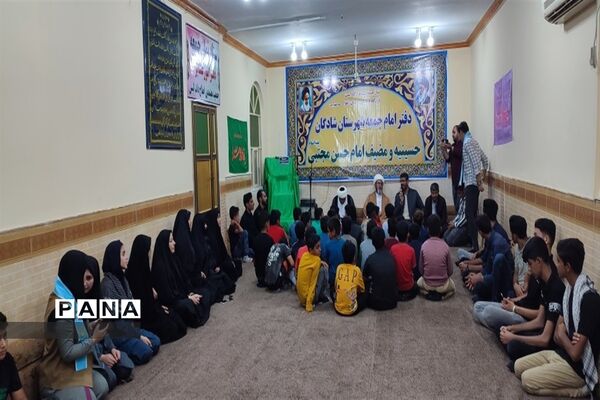 دیدار دانش‌آموزان شادگان با امام جمعه