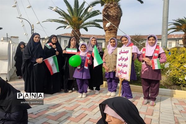 راهپیمایی 13آبان در بابلسر