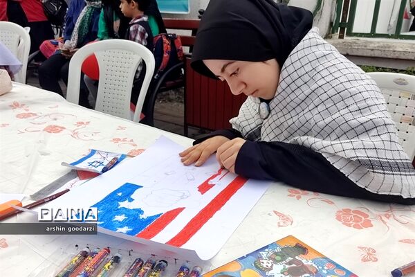 راهپیمایی 13آبان در بابلسر
