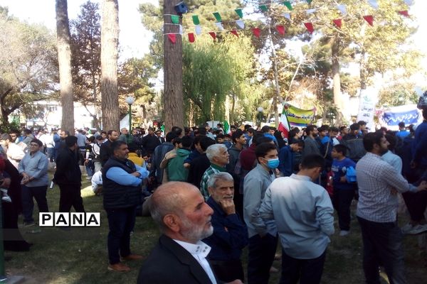 مراسم راهپیمایی یوم الله 13 آبان در سبزوار