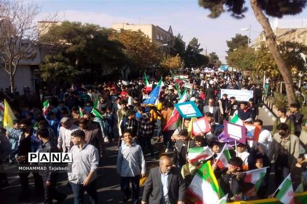 مراسم راهپیمایی یوم الله 13 آبان در سبزوار