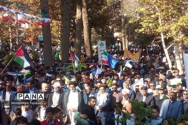 مراسم راهپیمایی یوم الله 13 آبان در سبزوار