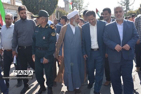 راهپیمائی  یوم الله سیزدهم آبان دربهاباد یزد